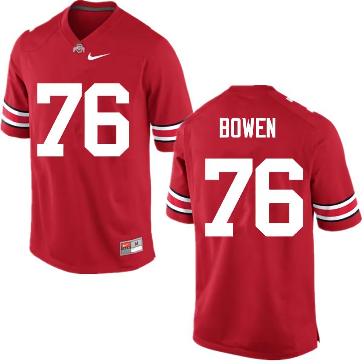 Branden Bowen Ohio State Buckeyes Men's NCAA #76 Nike Red College Stitched Football Jersey IWR7756EK
